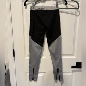 Calvin Klein Black and Gray Performance Leggings